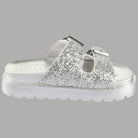 Buffalo ciabatta con plateau e glitter Raya Ari Glam 1602284 - Prodotti di Classe