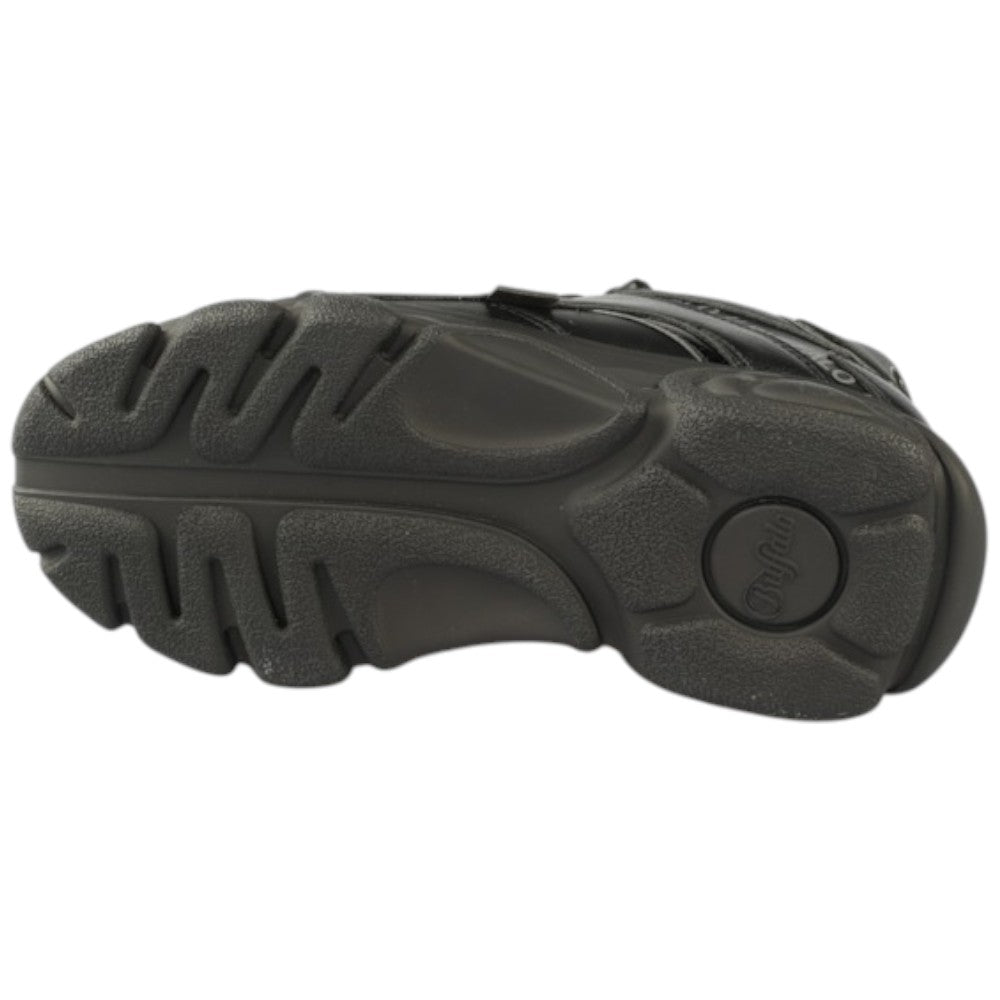 Buffalo sneakers nere scarpe CLD Echo vegan 1636212 Sneakers Buffalo