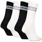 Calvin Klein donna pack 4 calze bianco nero 701235385001801 Intimo Calvin Klein
