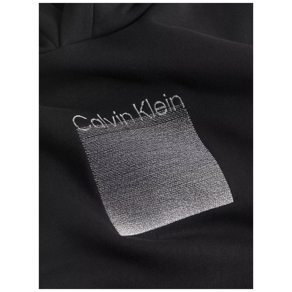 Calvin Klein felpa nera cappuccio K10K113087 Felpe Calvin Klein