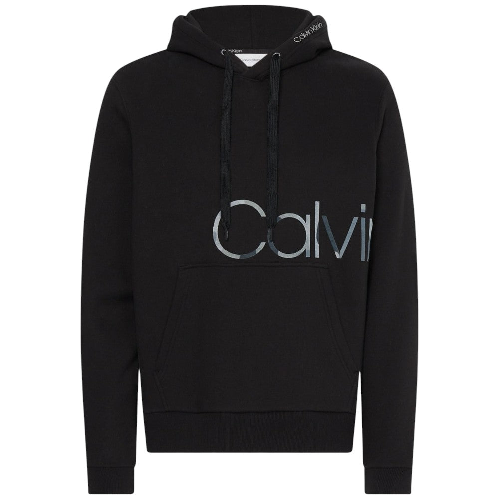 Calvin Klein felpa nera stampa camo Felpe Calvin Klein