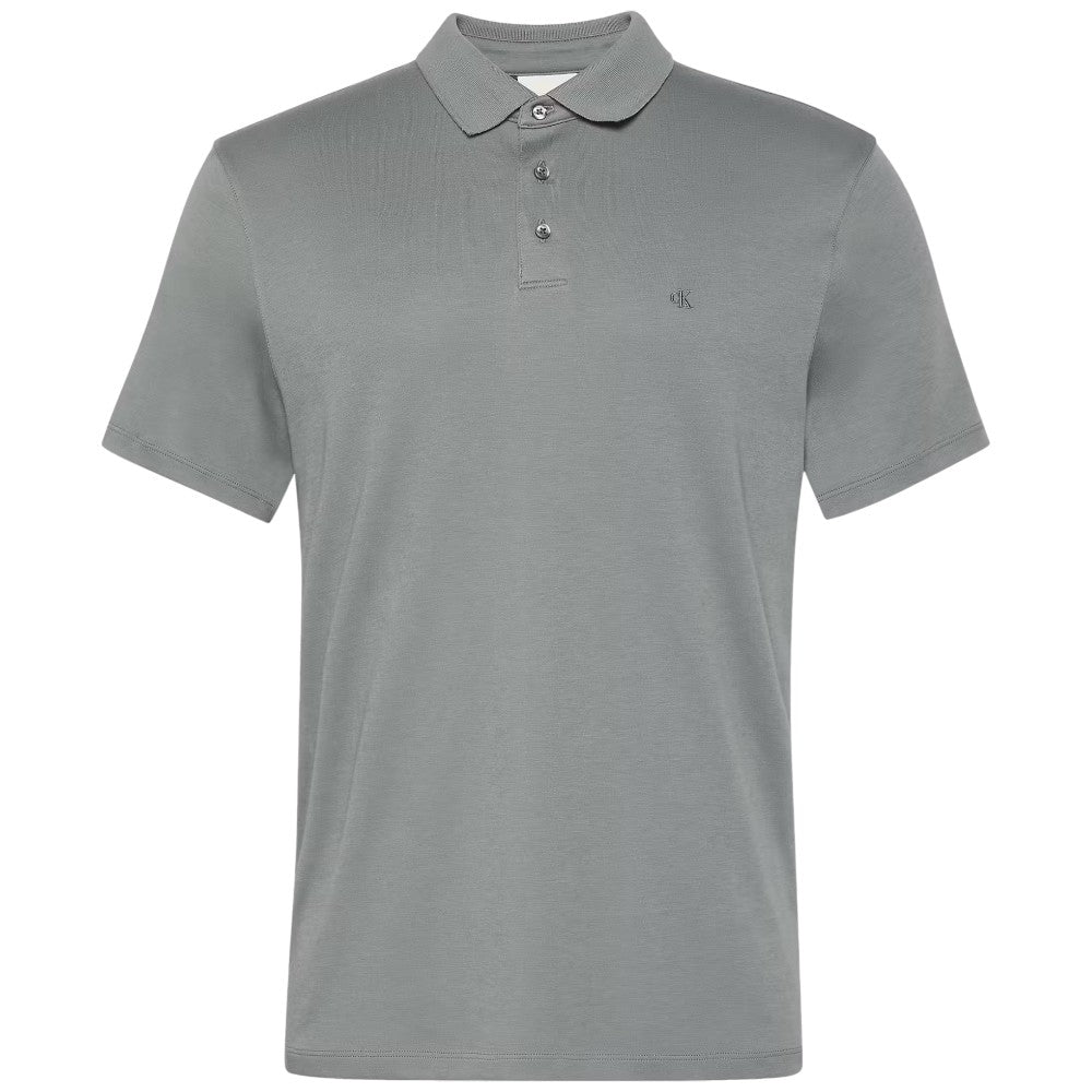 Calvin Klein maglietta polo grigia supima cotton LV04LB276GRMG Polo Calvin Klein