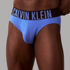 Calvin Klein pack 3 slip bianco grigio royal 000NB3607A-ZD9 - Prodotti di Classe