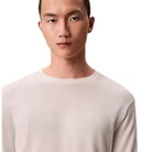 Calvin Klein pullover supima cotton panna LV040BM343YAS Maglieria Calvin Klein