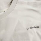 Calvin Klein t-shirt beige colomba micro logo K10K109894PBQ T-shirt Calvin Klein