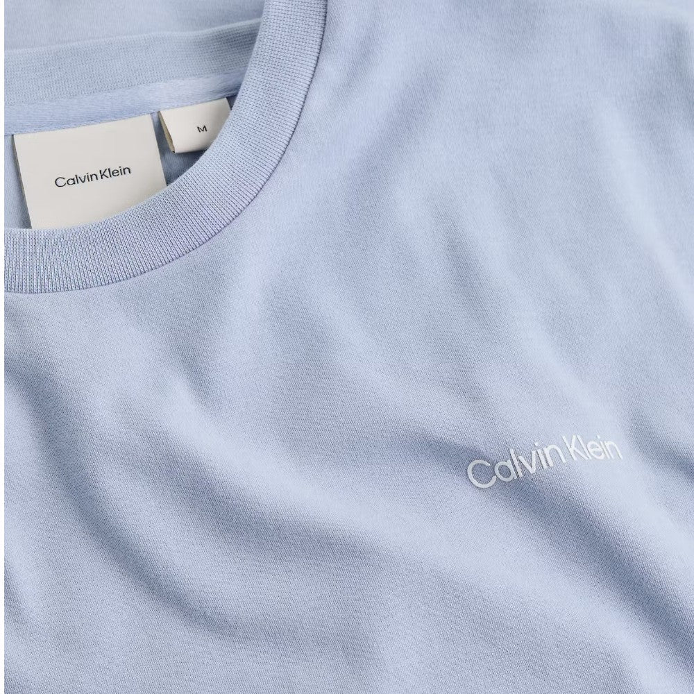 Calvin Klein t-shirt celeste micro logo K10K109894DWE T-shirt Calvin Klein