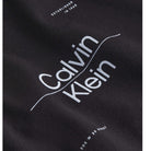 Calvin Klein t-shirt nera optic line logo K10K112489 T-shirt Calvin Klein