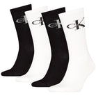 Calvin Klein uomo pack 4 calze bianco nero 701235982001801 Intimo Calvin Klein