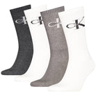 Calvin Klein uomo pack 4 calze grigio bianco 701235982002801 Intimo Calvin Klein