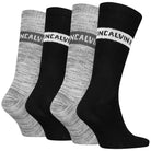 Calvin Klein uomo pack 4 calze nero grigio 701235983001801 Intimo Calvin Klein