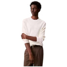 Calvin Klien maglione panna testurizzato LV04LB327GYAS Maglieria Calvin Klein