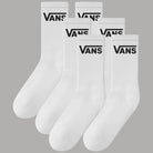 Calzini Vans Classic Half Crew Unisex - Set 6 Paia Bianchi - Prodotti di Classe