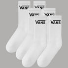 Calzini Vans Classic Half Crew Unisex - Set 6 Paia Bianchi - Prodotti di Classe