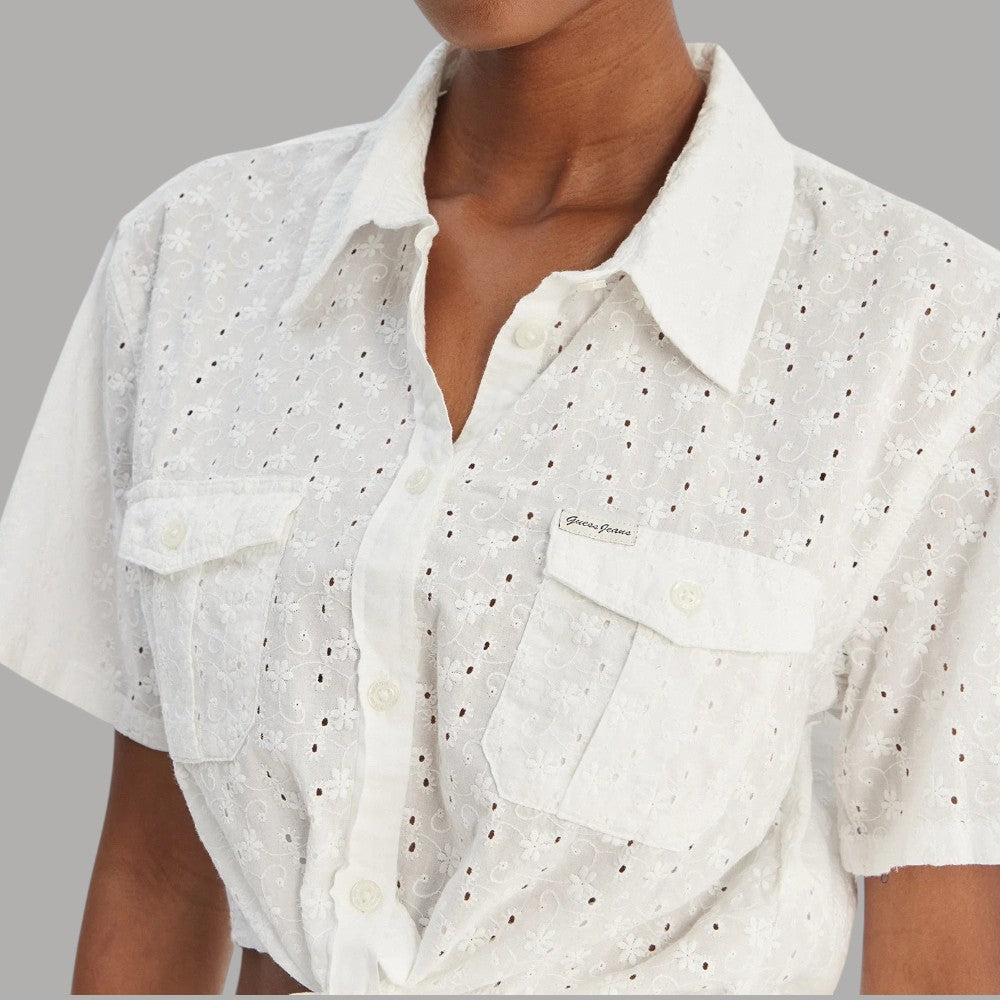 Guess GJ camicia cropped W6GHA3WO331 - Prodotti di Classe