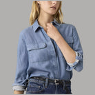 Camicia Levi's Elaine Utility a Righe in Lyocell Comoda e informale - Prodotti di Classe