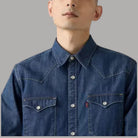 Camicia in Jeans Levi's Western Barstow Denim 100% Cotone - Prodotti di Classe