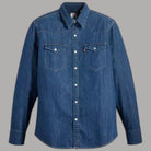 Camicia in Jeans Levi's Western Barstow Denim 100% Cotone - Prodotti di Classe