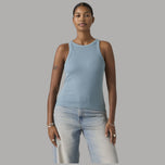 Canotta Levi's Slim Aderente Cotone a Coste Red Tab - Prodotti di Classe