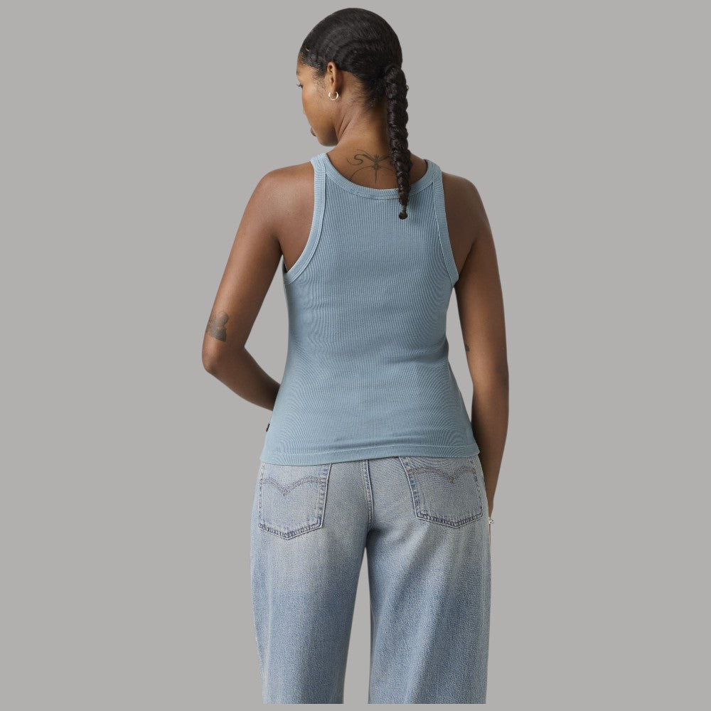Canotta Levi's Slim Aderente Cotone a Coste Red Tab - Prodotti di Classe