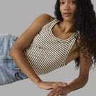 Canotta Levi's Slim a Righe in Morbida Maglia Coste - Prodotti di Classe