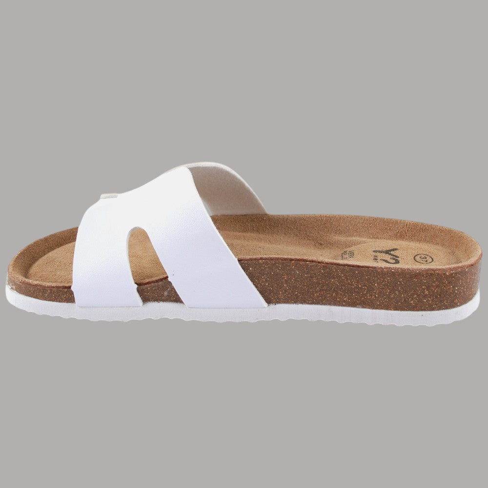 Ciabatta Donna Bianco "Susan" Vera Pelle YNot SUS001S1 - Prodotti di Classe