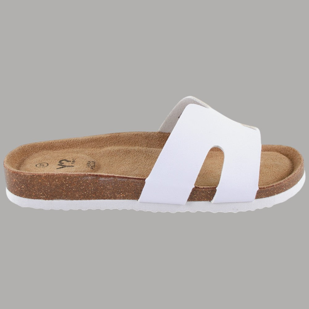 Ciabatta Donna Bianco "Susan" Vera Pelle YNot SUS001S1 - Prodotti di Classe