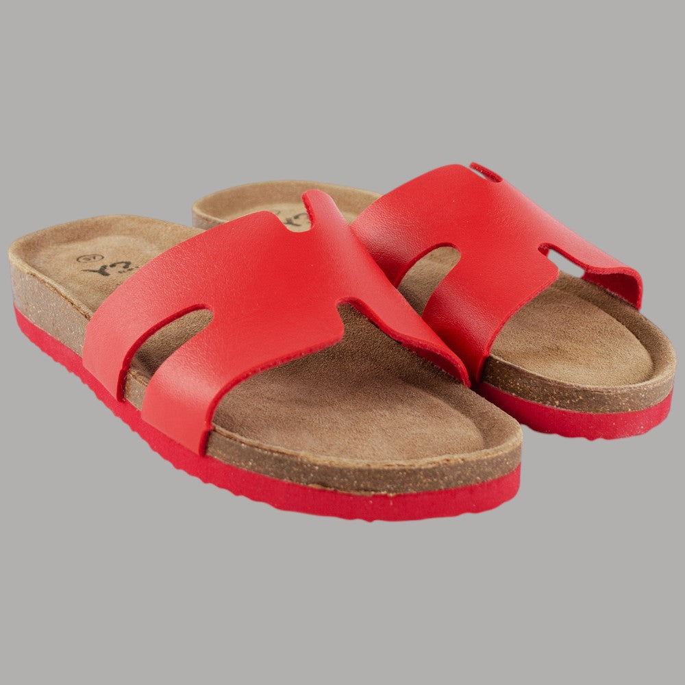 Ciabatta Donna Susan Coral - Comfort Estivo in Vera Pelle - Prodotti di Classe