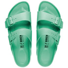 Ciabatte Birkenstock Arizona Eva verdi, interno con marcature e indicazione taglia