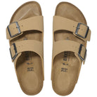 Ciabatte Birkenstock Arizona latte crema Birko-Flor Nubuck 1029151 Ciabatte Birkenstock