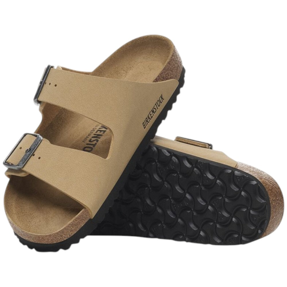 Ciabatte Birkenstock Arizona latte crema Birko-Flor Nubuck 1029151 Ciabatte Birkenstock