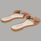 Ciabatte Flat Pelle Liu Jo con Logo Monogram SANDY 03 - Prodotti di Classe