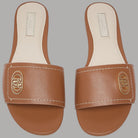 Ciabatte Flat Pelle Liu Jo con Logo Monogram SANDY 03 - Prodotti di Classe