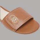 Ciabatte Flat Pelle Liu Jo con Logo Monogram SANDY 03 - Prodotti di Classe