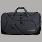 Borsone da viaggio Travelite nero con tracolla e tasche frontali con zip