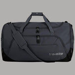 Borsone da viaggio Travelite nero con tracolla e tasche frontali con zip