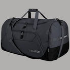 Borsone Travelite nero con tasche anteriori e tracolla centrale