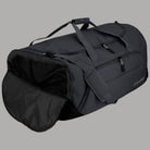 Borsone Travelite nero con apertura a lato e scomparto interno