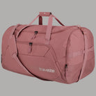 Borsone Travelite rosa con apertura laterale e tasca frontale con zip