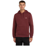 Felpa con cappuccio bordeaux Dickies, tasca a marsupio e coulisse sul cappuccio