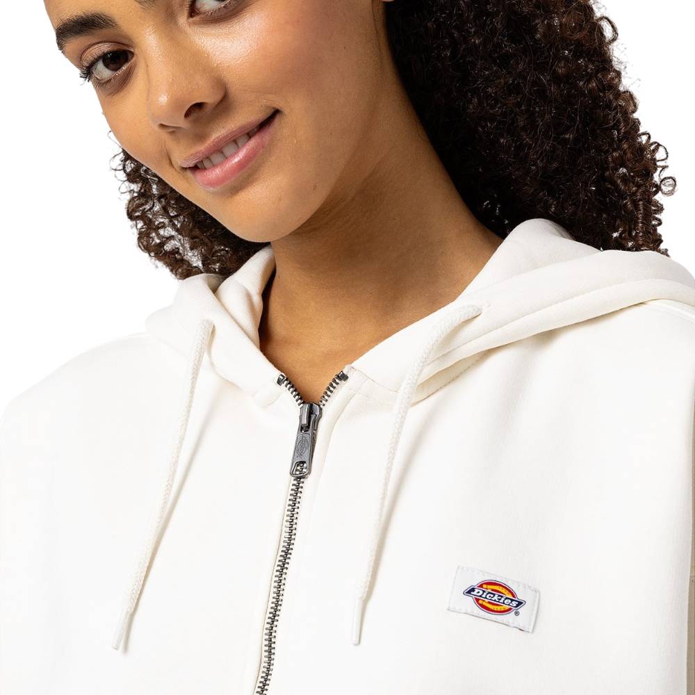 Dickies felpa ecru con cappuccio OAKPORT ZIPPED DK0A4Y1ZECR Felpe Dickies