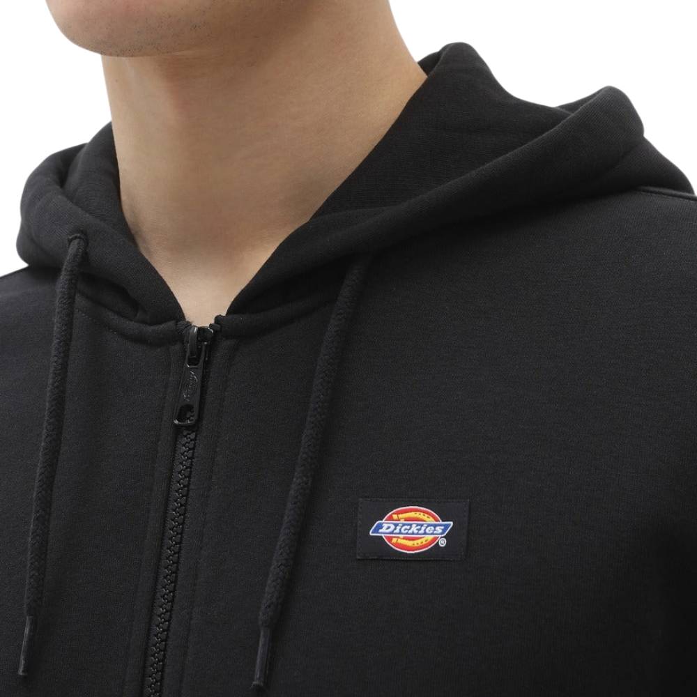 Dickies felpa nera con cappuccio OAKPORT ZIPPED DK0A4XD3BLK - Prodotti di Classe