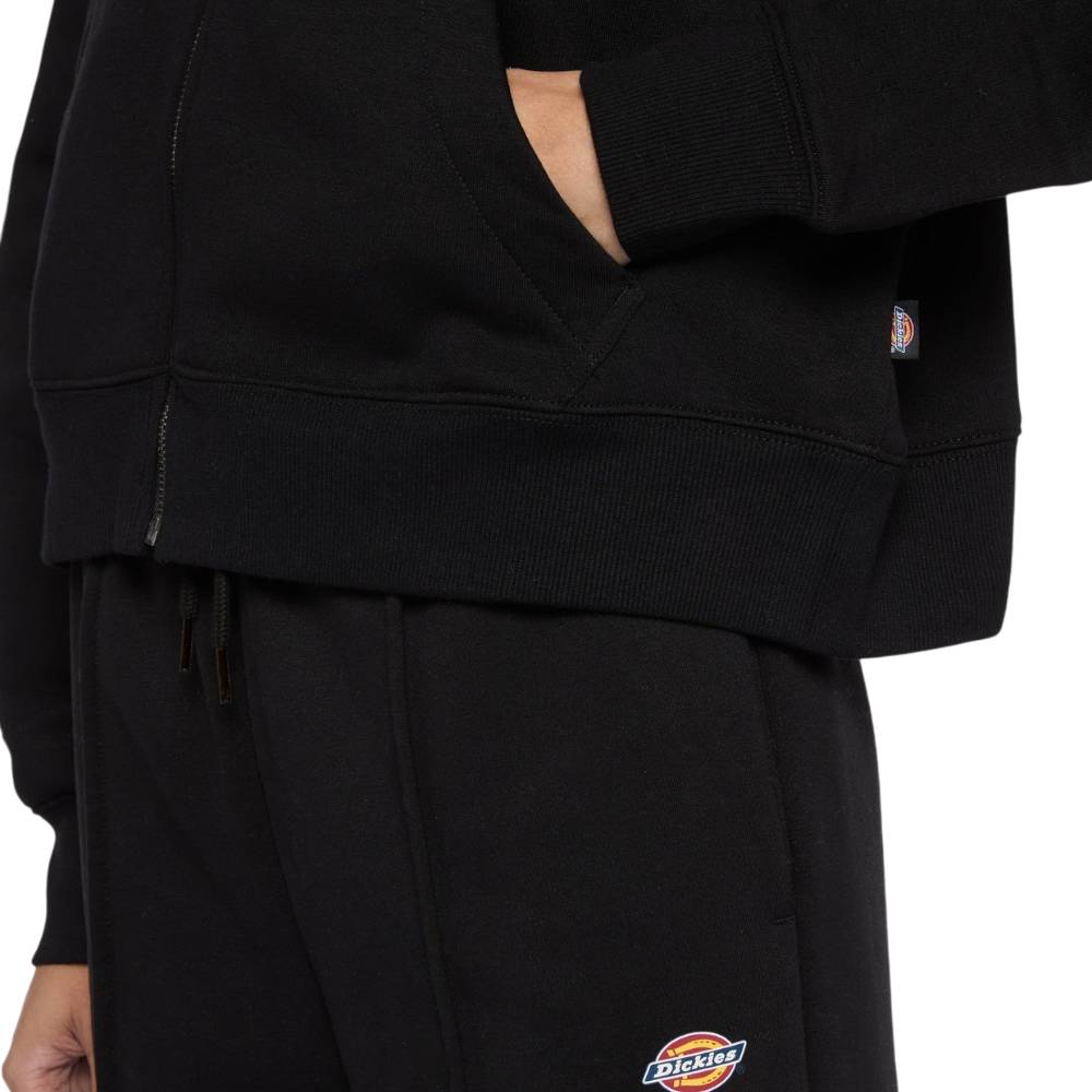 Dickies felpa nero con cappuccio OAKPORT ZIPPED DK0A4Y1ZBLK Felpe Dickies