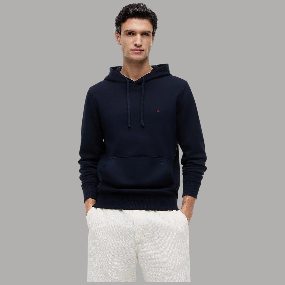 Felpa Cappuccio Tommy Hilfiger Bandierina 100% Cotone Regular Fit - Prodotti di Classe