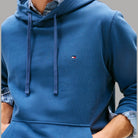 Felpa Cappuccio Tommy Hilfiger Bandierina 100% Cotone Regular Fit - Prodotti di Classe