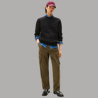 Felpa Girocollo Cotone Tommy Hilfiger con Bandierina Ricamata - Prodotti di Classe