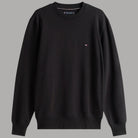 Felpa Girocollo Cotone Tommy Hilfiger con Bandierina Ricamata - Prodotti di Classe