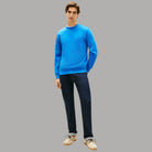 Felpa Girocollo Cotone Tommy Hilfiger con Bandierina Ricamata - Prodotti di Classe