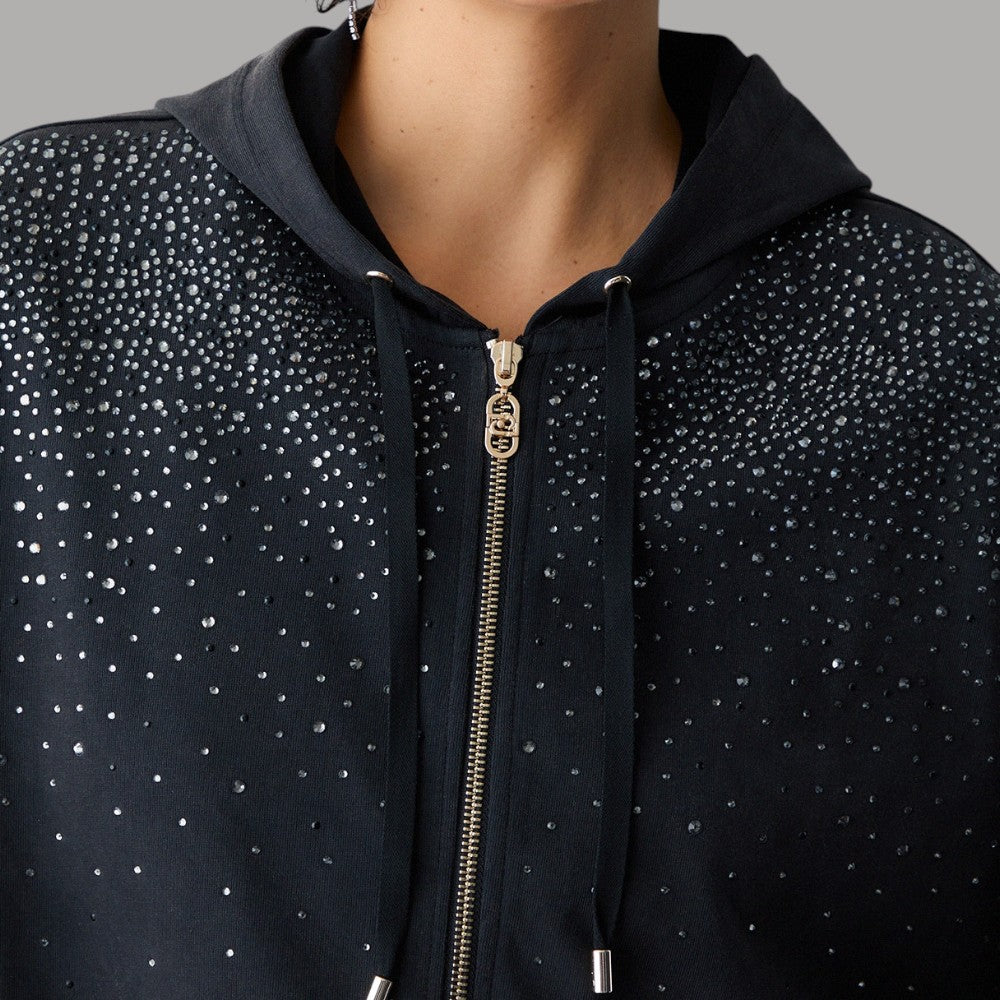 Liu Jo felpa con cappuccio e strass TA6196JS008 - Prodotti di Classe