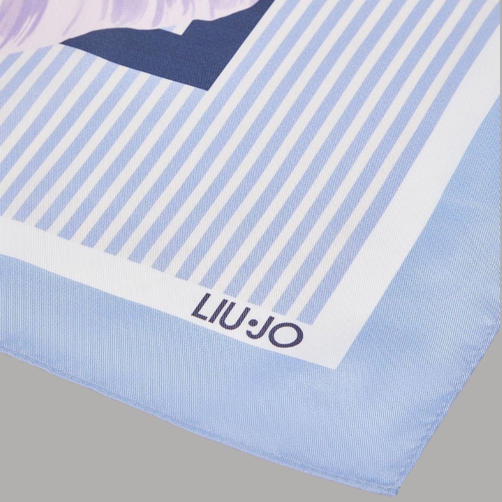 Foulard Liu Jo Donna 70x70 Stampa Fiore con Box Elegante - Prodotti di Classe