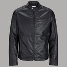 Giacca in Ecopelle Biker Uomo Jack Jones DYLAN 12261196 - Prodotti di Classe
